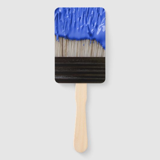 Paint Brush Drilling Blue Paint Fächer (Vorderseite)