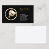 Paint Brush Icon Painter Business Card Visitenkarte (Vorne/Hinten)
