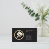Paint Brush Icon Painter Business Card Visitenkarte (Stehend Vorderseite)
