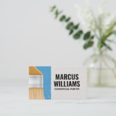 Paint Brush | Mauerwerk Visitenkarte (Stehend Vorderseite)