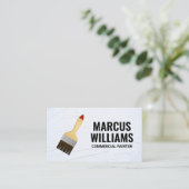 Paint Brush | Mauerwerk Visitenkarte (Stehend Vorderseite)