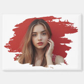 Paint Brush Photo Magnet (Vorderseite)