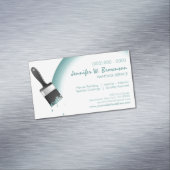 Paint Brush Rainbow House Wanddekoration Magnetische Visitenkarte (Beispiel)