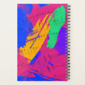 Paint Brush Strokes Budget Planer (Rückseite)