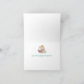 Paint Brush Vielen Dank Dankeskarte (Innenseite)