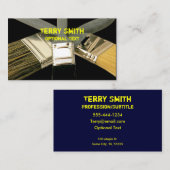 Paint Brushes Business Card Visitenkarte (Vorne/Hinten)