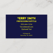 Paint Brushes Business Card Visitenkarte (Rückseite)