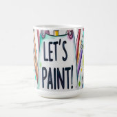 Paint Brushes Let's Paint Kaffeetasse (Mittel)
