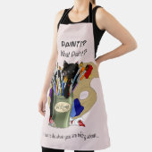 Paint Brushes Pallet Black Kitten Artist Schürze (InSitu)