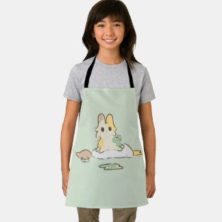 Paint bunny apron  schürze