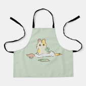 Paint bunny apron  schürze (Vorderseite)
