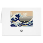 Paint by Numbers Card:Die große Welle von Kanagawa (Rückseite Horizontal)