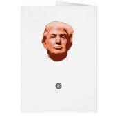 Paint by Numbers Card: Donald Trump (Hinten)
