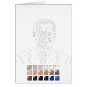 Paint by Numbers Card: Joe Biden (Vorne)