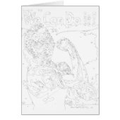 Paint By Numbers Card: Rosie the Riveter (Vorne)