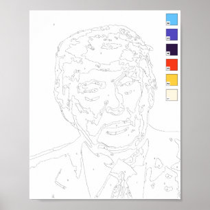 Paint by Numbers: Donald Trump 2 Poster