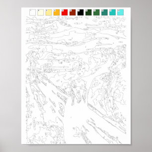 Paint by Numbers Poster: Das Screenshot Poster