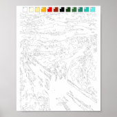 Paint by Nummernplakat: Das Screenposter Poster (Vorne)