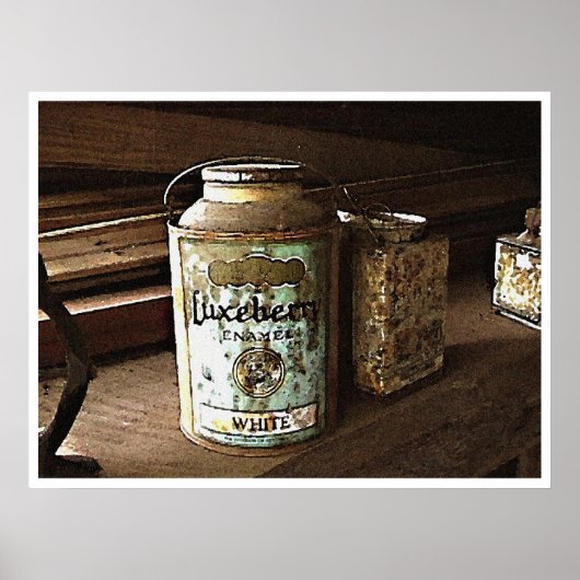 Paint Cans Still Life Poster (Vorne)