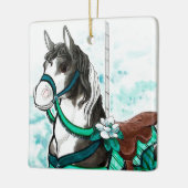 Paint Carousel Horse Ornament (Links)