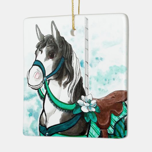 Paint Carousel Horse Ornament (Links)