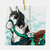 Paint Carousel Horse Ornament (Vorderseite)