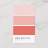 Paint Chip | Editierbare Farben - Designer Visitenkarte (Vorderseite)