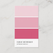 Paint Chip | Editierbare Farben - Designer Visitenkarte (Vorderseite)