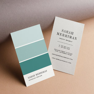 Paint Chip   Editierbare Farben - Designer Visitenkarte