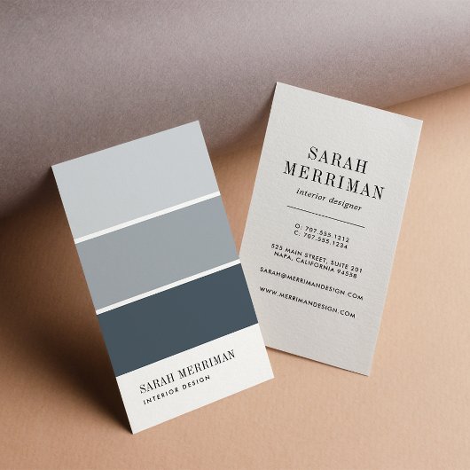 Paint Chip | Editierbare Farben - Designer Visitenkarte