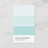 Paint Chip | Editierbare Farben - Designer Visitenkarte (Vorderseite)