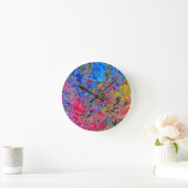 Paint Clock Runde Wanduhr (Zuhause)