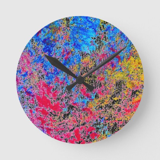Paint Clock Runde Wanduhr (Vorderseite)