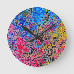 Paint Clock Runde Wanduhr