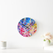 Paint Clock Runde Wanduhr (Zuhause)