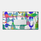 Paint Color Splash Schreibtischunterlage (Tastatur & Maus)