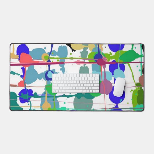 Paint Color Splash Schreibtischunterlage (Tastatur & Maus)