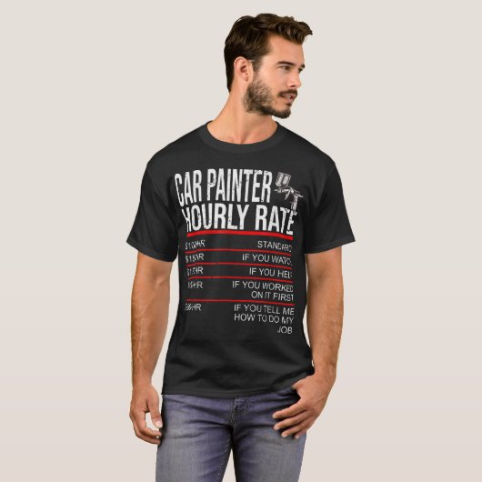 Paint der Auto Painter Karosserie T-Shirt (Vorne ganz)