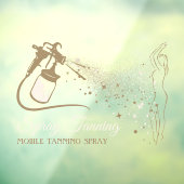 Paint des mobilen Spray-Bräunungskörpers Fensteraufkleber (Blatt 3)