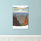 Paint Don’t Blink Leinwanddruck (Insitu (Holzboden))