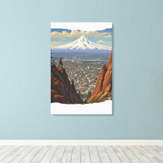 Paint Don’t Blink Leinwanddruck (Insitu (Holzboden))