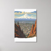 Paint Don’t Blink Leinwanddruck (Vorderseite)