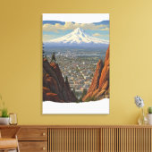 Paint Don’t Blink Leinwanddruck (Insitu (Wohnzimmer))