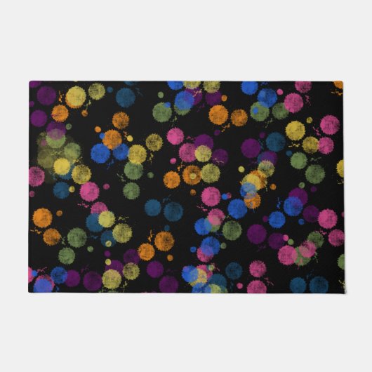 Paint Dots Doormat Fußmatte (Vorderseite)