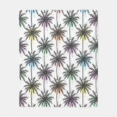 Paint Drop Palm Tree Muster Fleecedecke (Vorderseite)