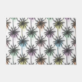 Paint Drop Palm Tree Muster Fußmatte (Vorderseite)