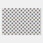 Paint Drop Palm Tree Muster Geschenkpapier Set (Vorderseite)