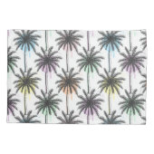 Paint Drop Palm Tree Muster Kissenbezug (Rückseite-Links)