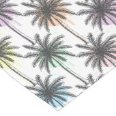 Paint Drop Palm Tree Muster Mittelgroßer Tischläufer (Ecke)