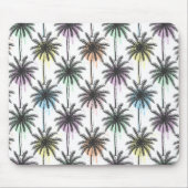 Paint Drop Palm Tree Muster Mousepad (Vorne)